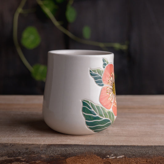 Pink Hellebore Tumbler