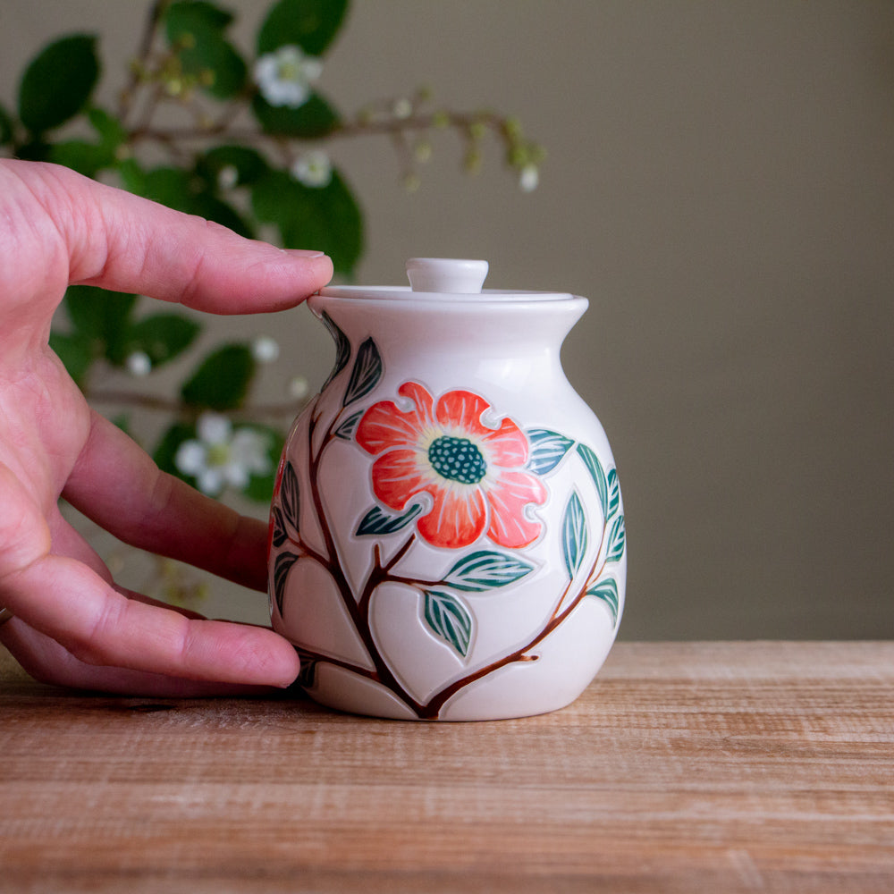 Dogwood Lidded Jar