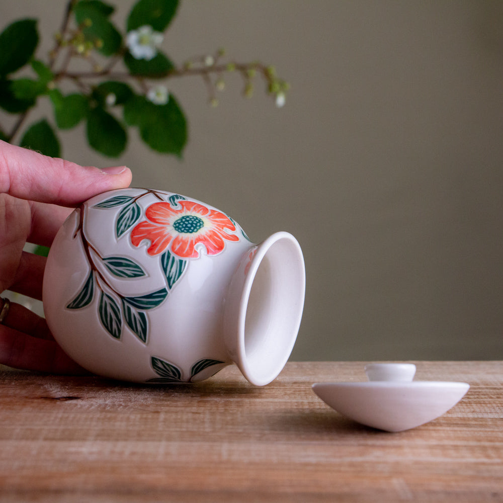 Dogwood Lidded Jar