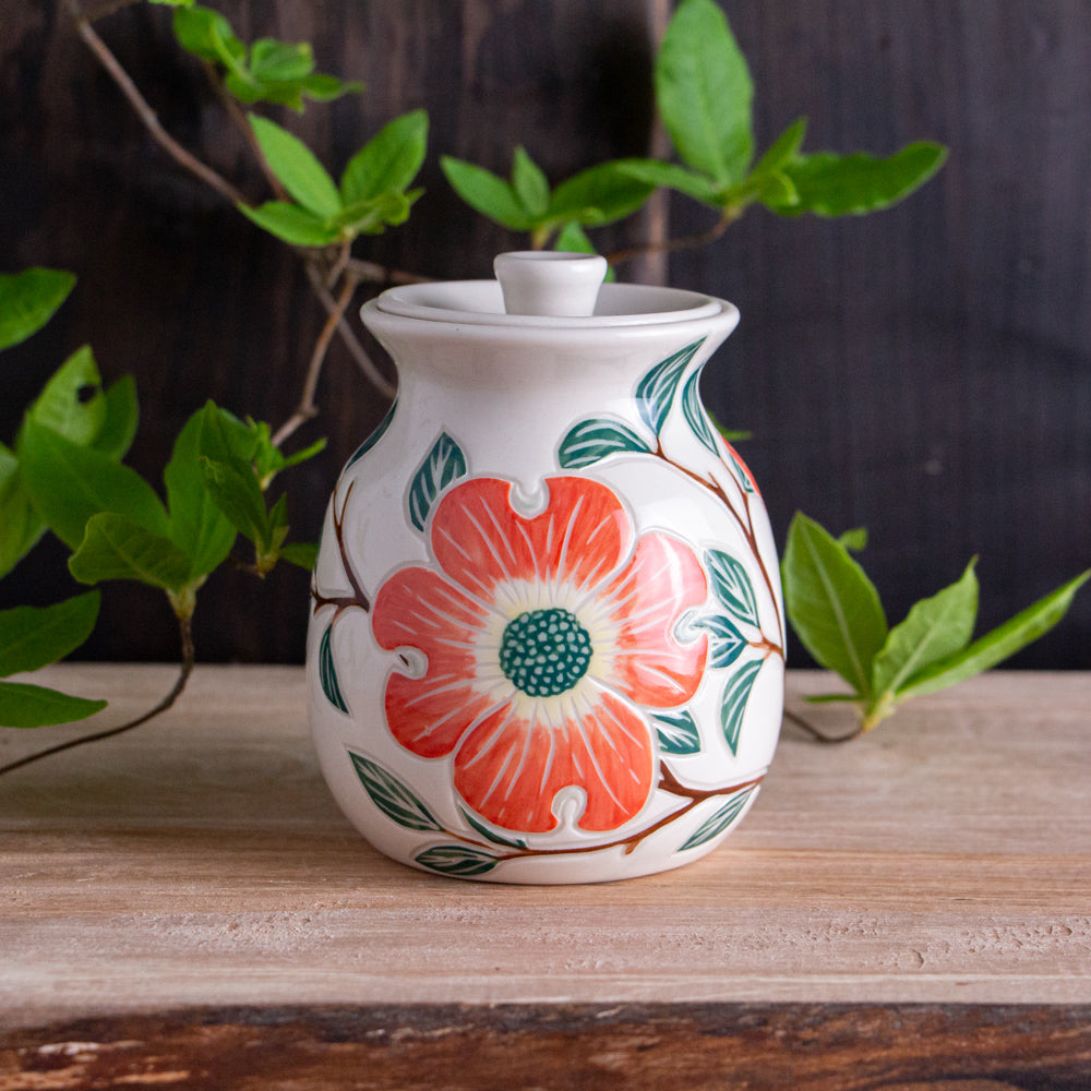 Dogwood Lidded Jar