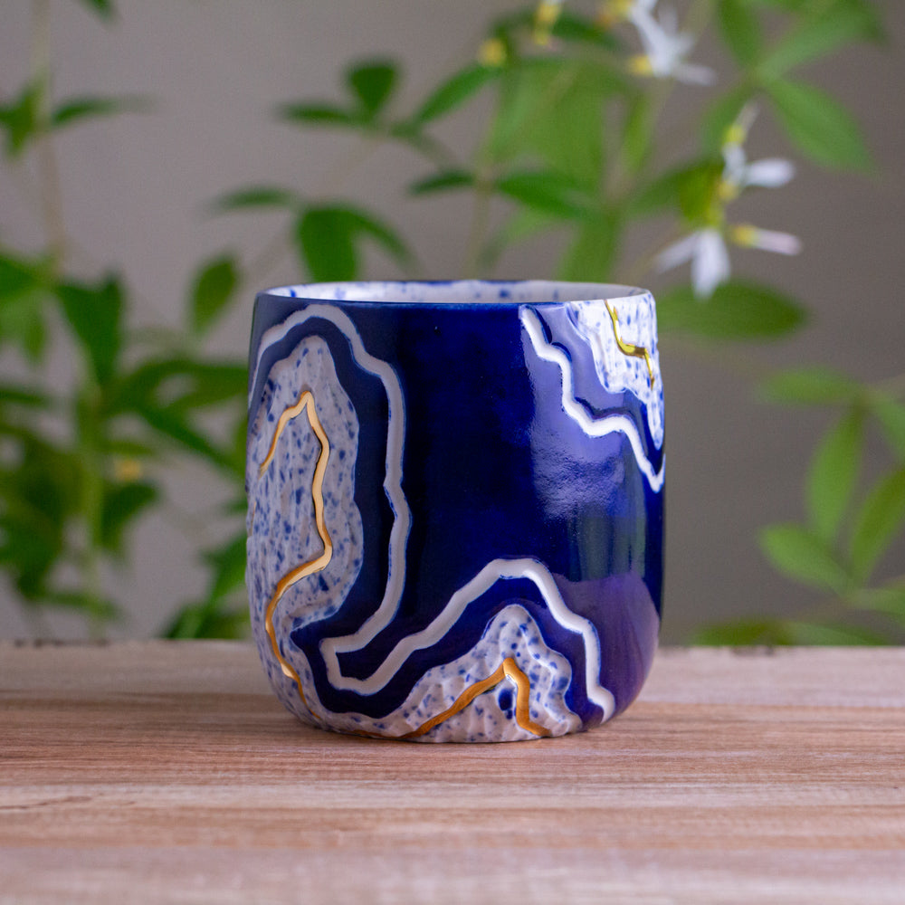 Deep Blue Fade Trail Mug 13oz