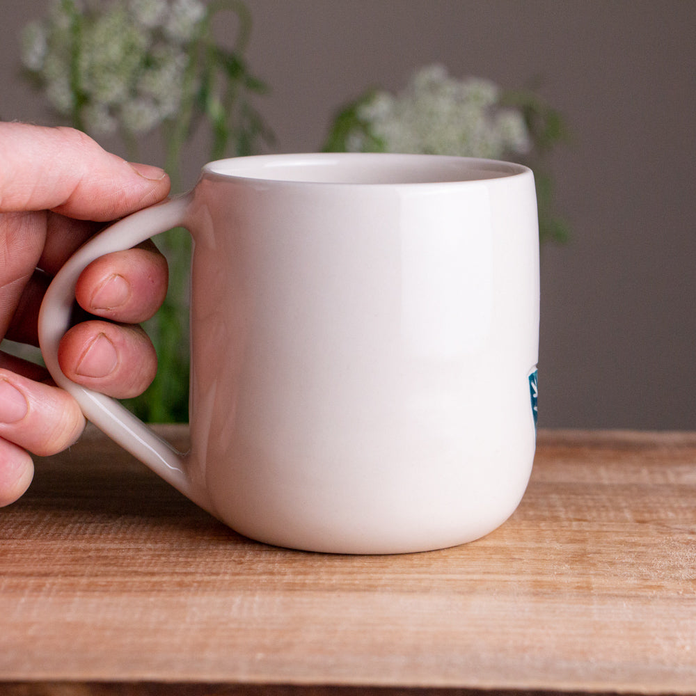 Orange Echinacea Mug 16-17oz