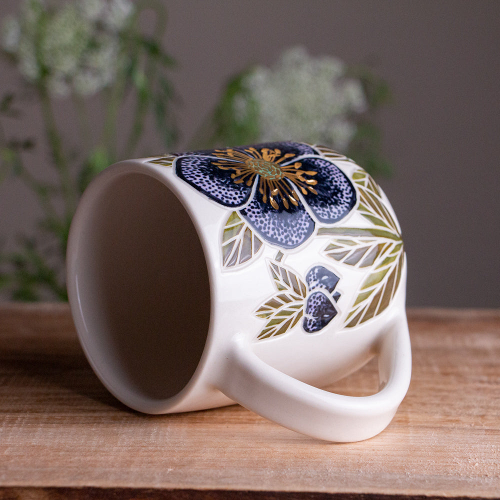 Dark Hellebore Mug 14-15oz