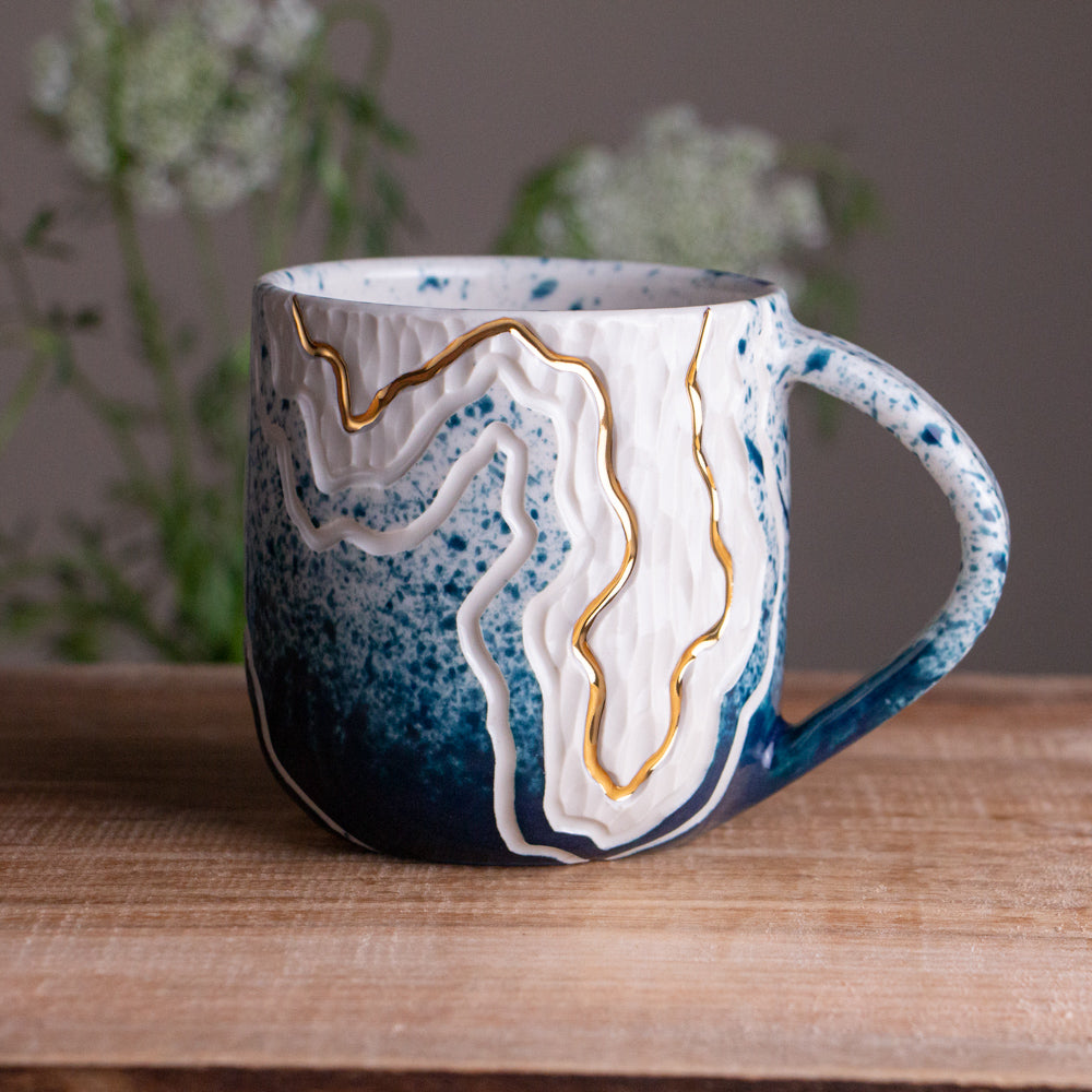Teal Fade Trail Mug
