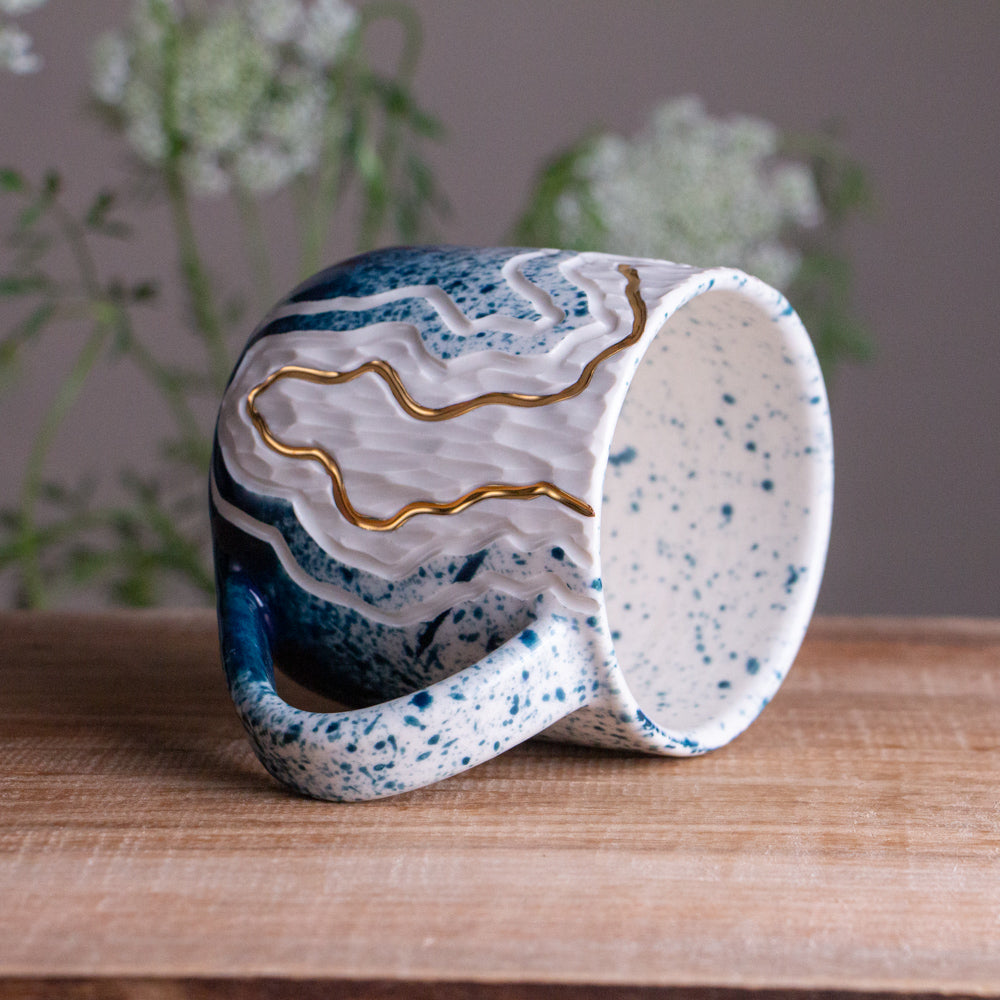 Teal Fade Trail Mug