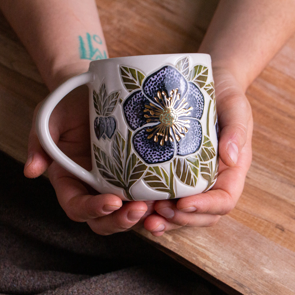 Dark Hellebore Mug 14-15oz