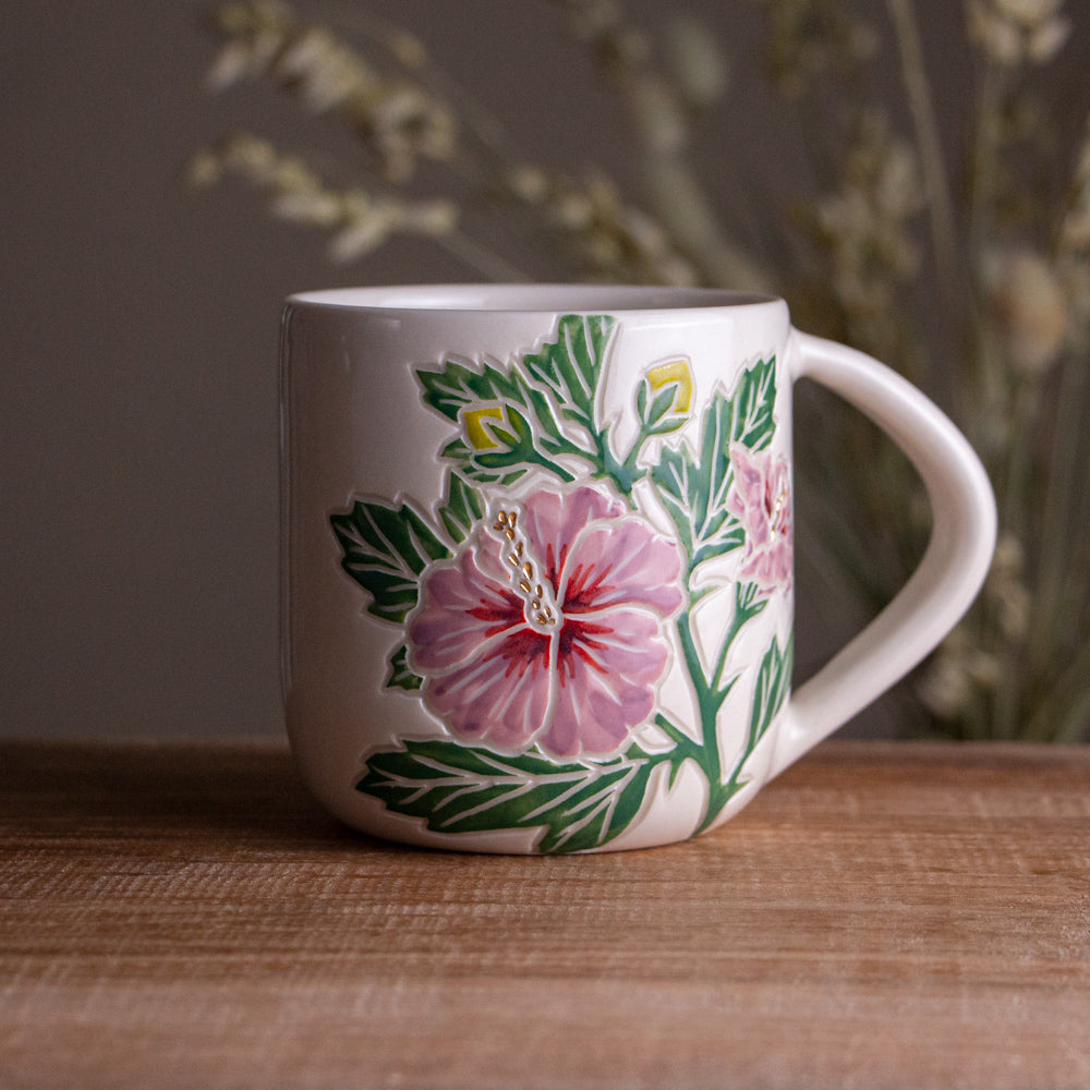 Hibiscus Botanic Mug