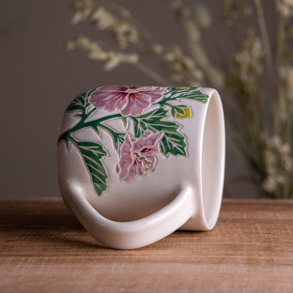 Hibiscus Botanic Mug