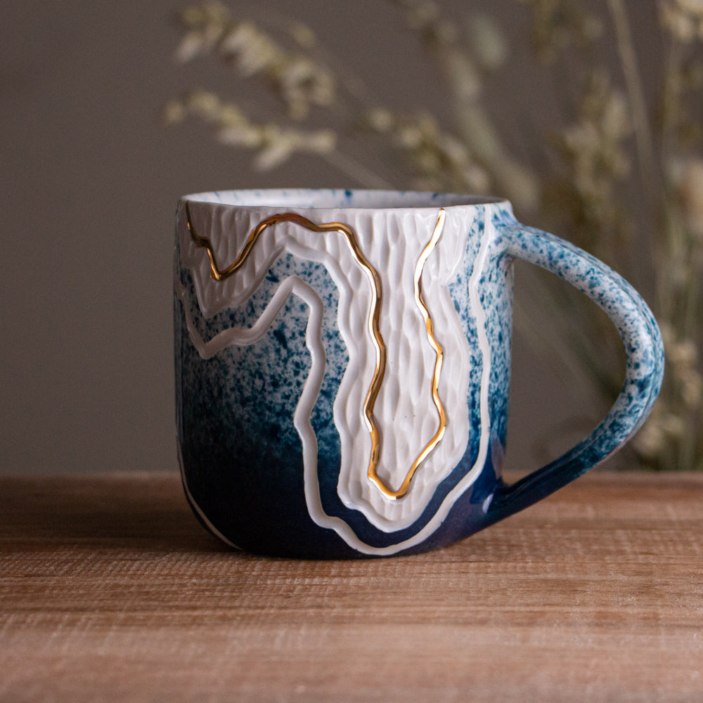Teal Fade Trail Mug