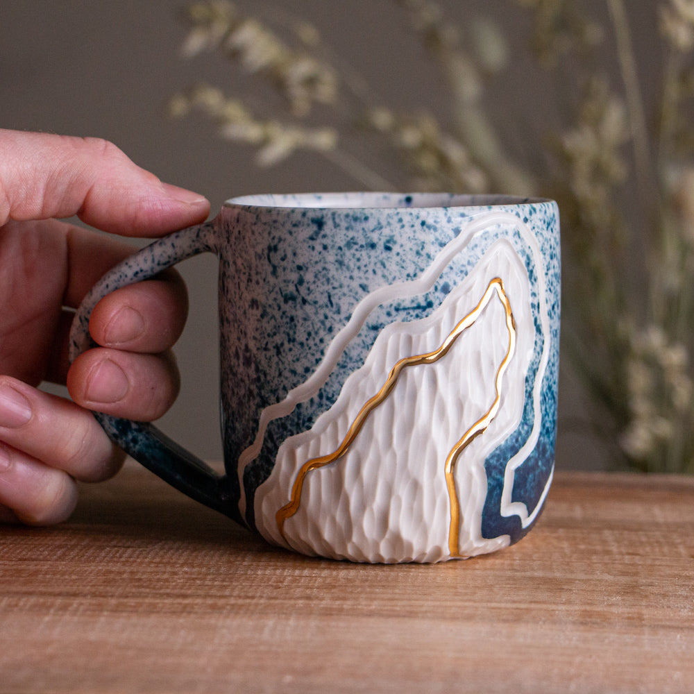 Teal Fade Trail Mug