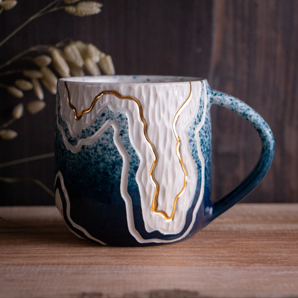 Teal Fade Trail Mug