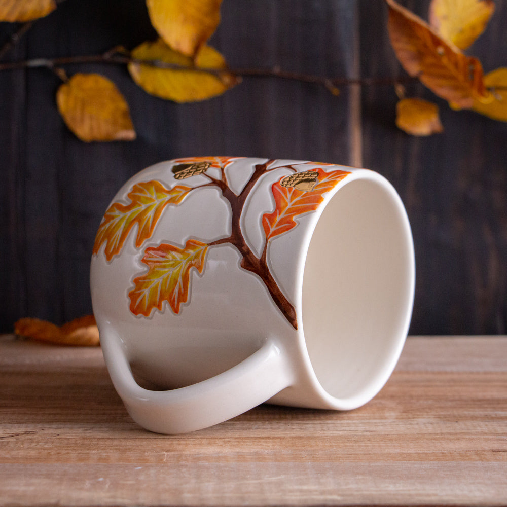 Autumn Oak Branch Mug