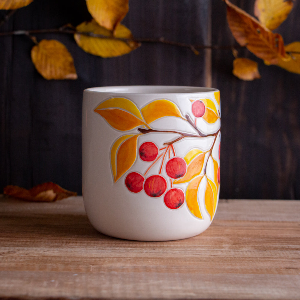 Crab Apple Botanic Mug 16-17oz