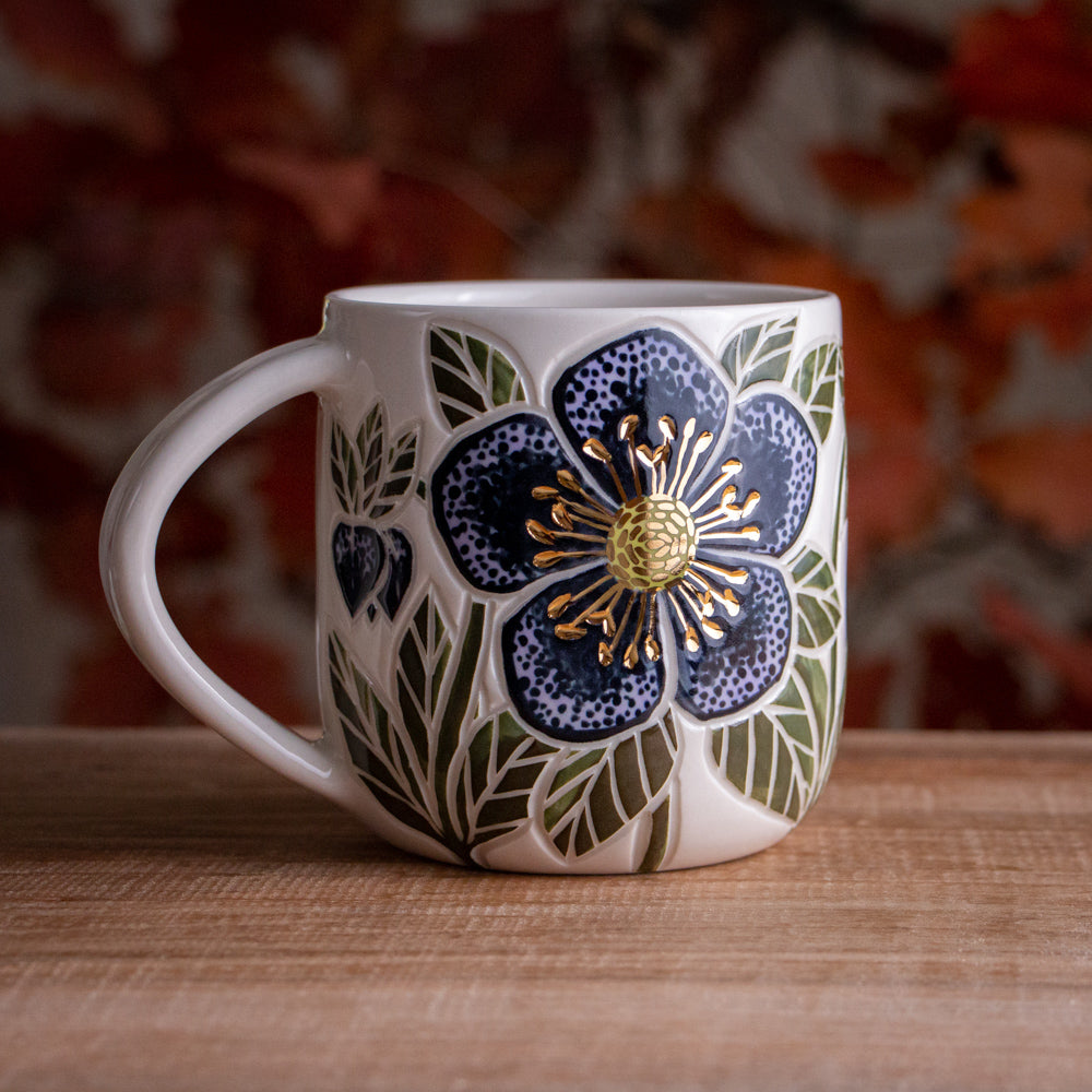 Dark Hellebore Mug 16oz
