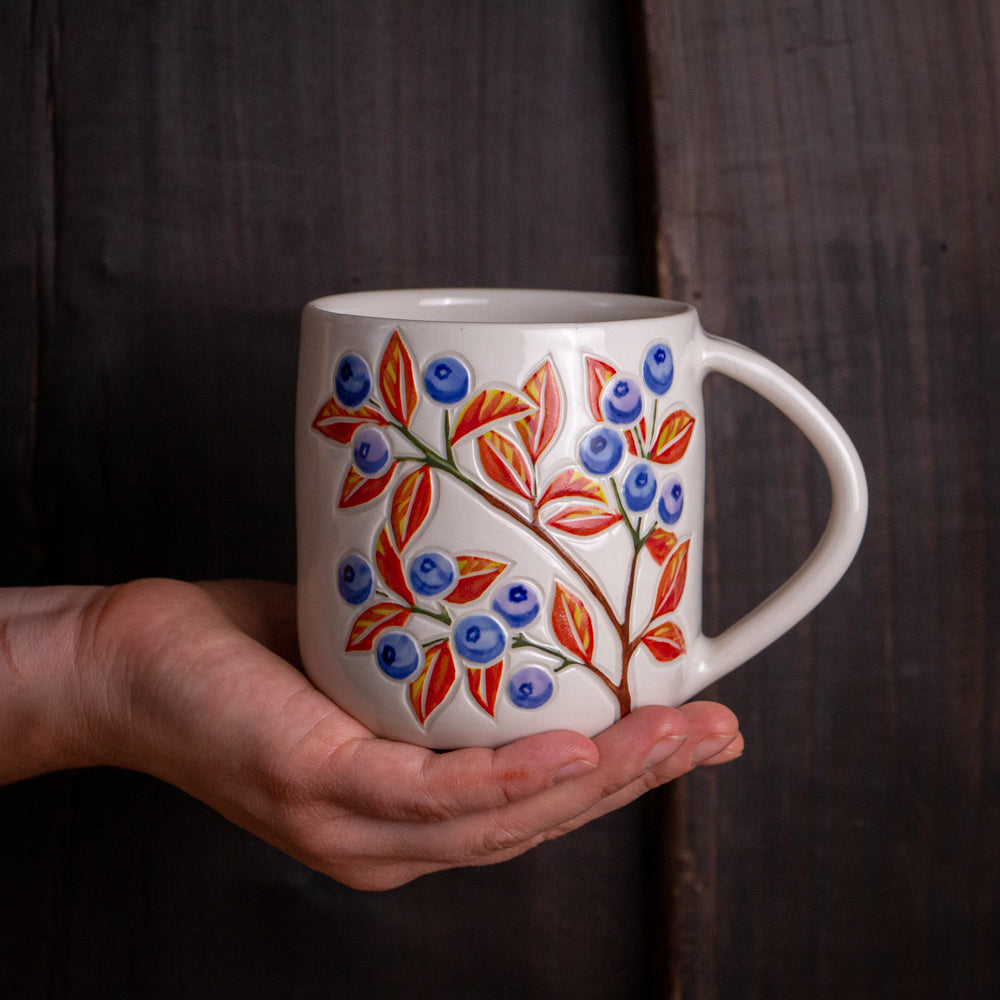 Autumn Blueberry Mug