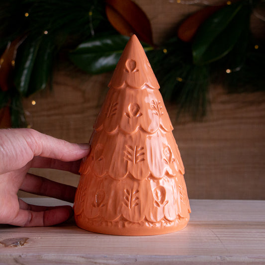 Peach Cottage Christmas Tree