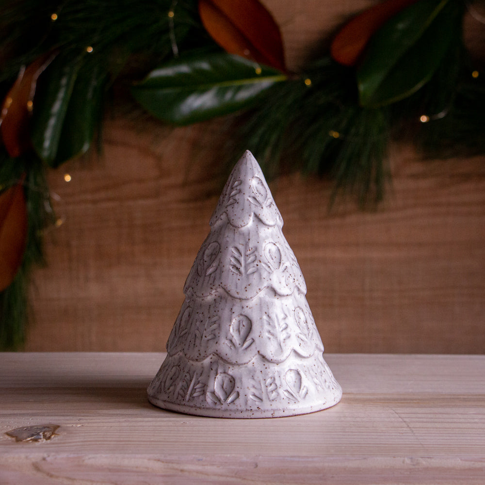 Stoneware Cottage Christmas Tree