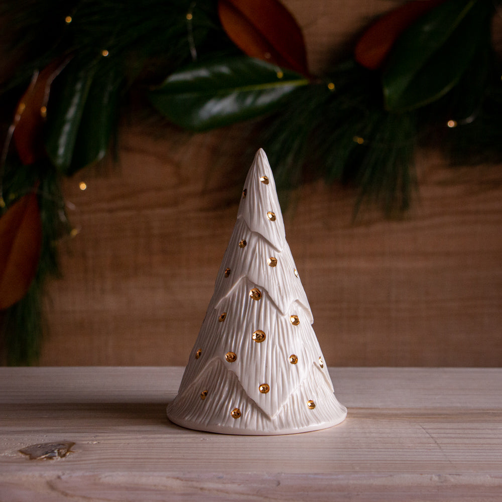 Gold Bulb Christmas Tree