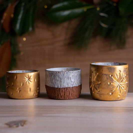 Tea Light Golden Table Set #3