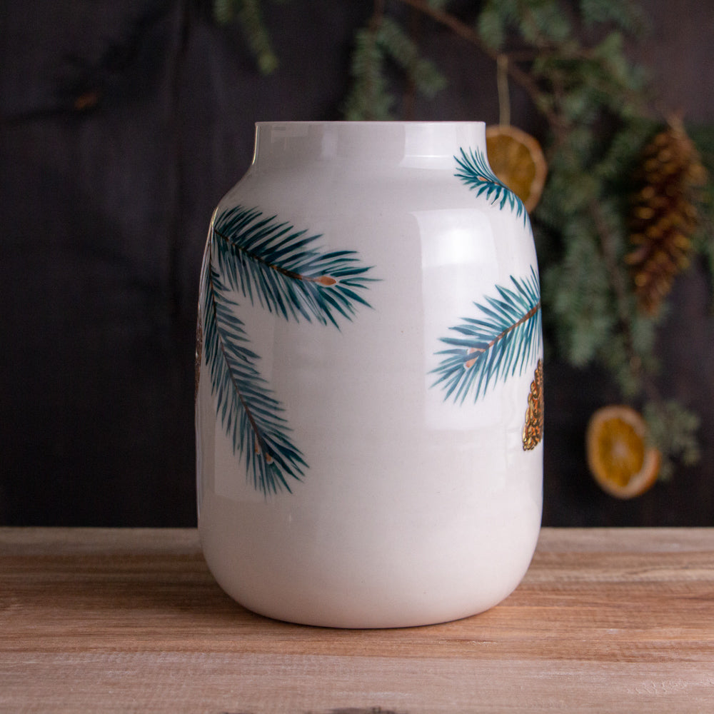 Scotch Pine Utensil Holder