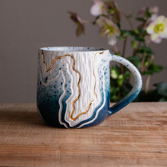 Teal Fade Trail Mug