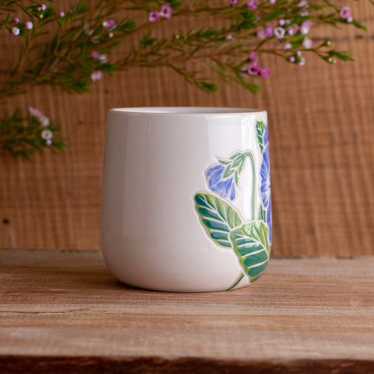 Blue Pansy Botanic Mug 14-15oz