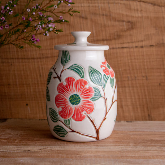 Dogwood Lidded Jar / Canister