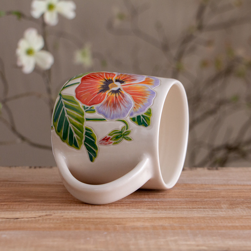 Pansy Botanic Mug 13oz