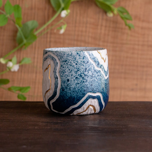 Teal Fade Trail Mug 14-15oz
