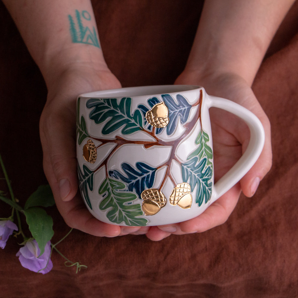 Oak Branch Mug 16oz