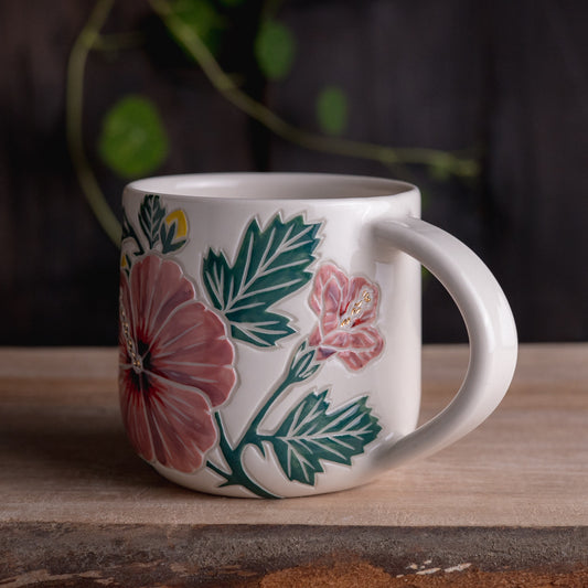 Hibiscus Botanic Mug