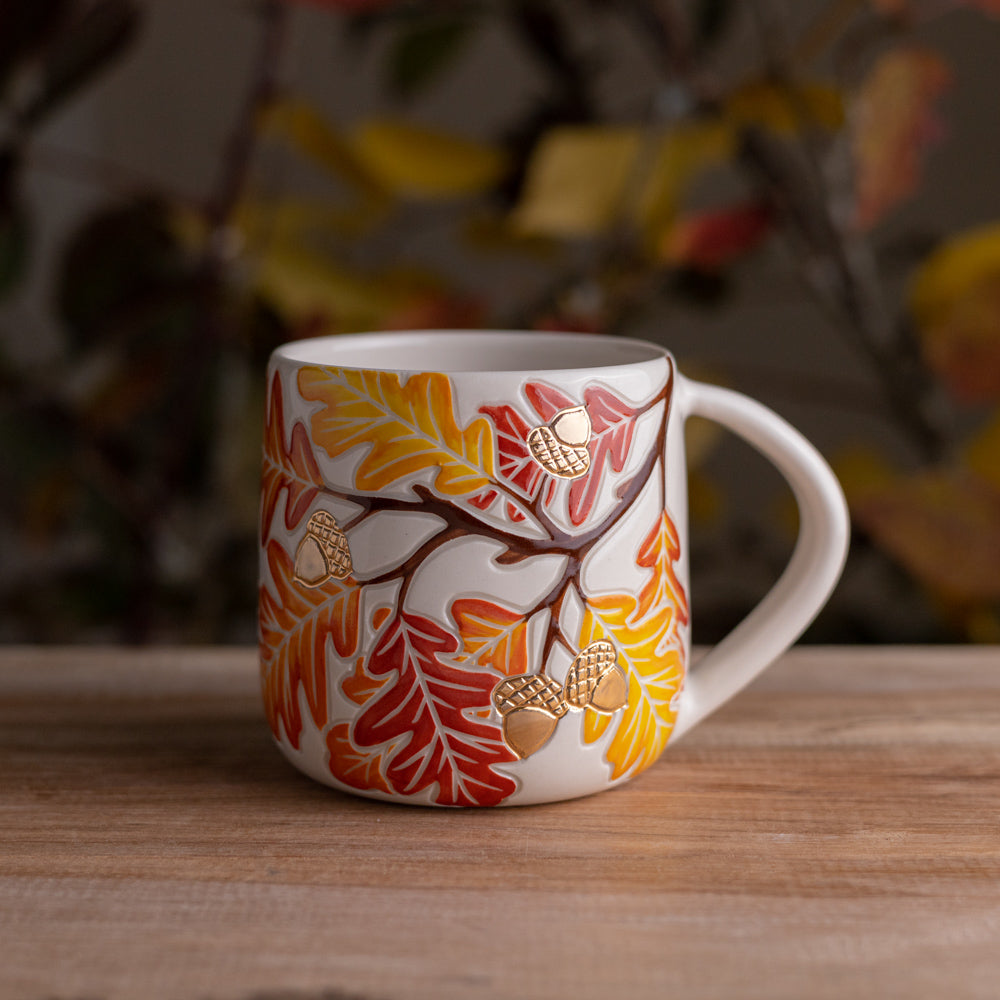 Autumn Oak Branch Mug