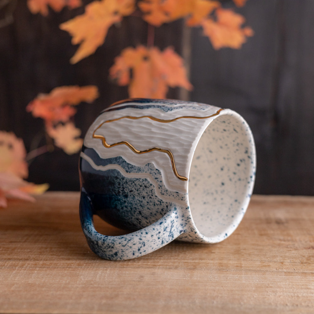 Teal Fade Trail Mug 16-17oz