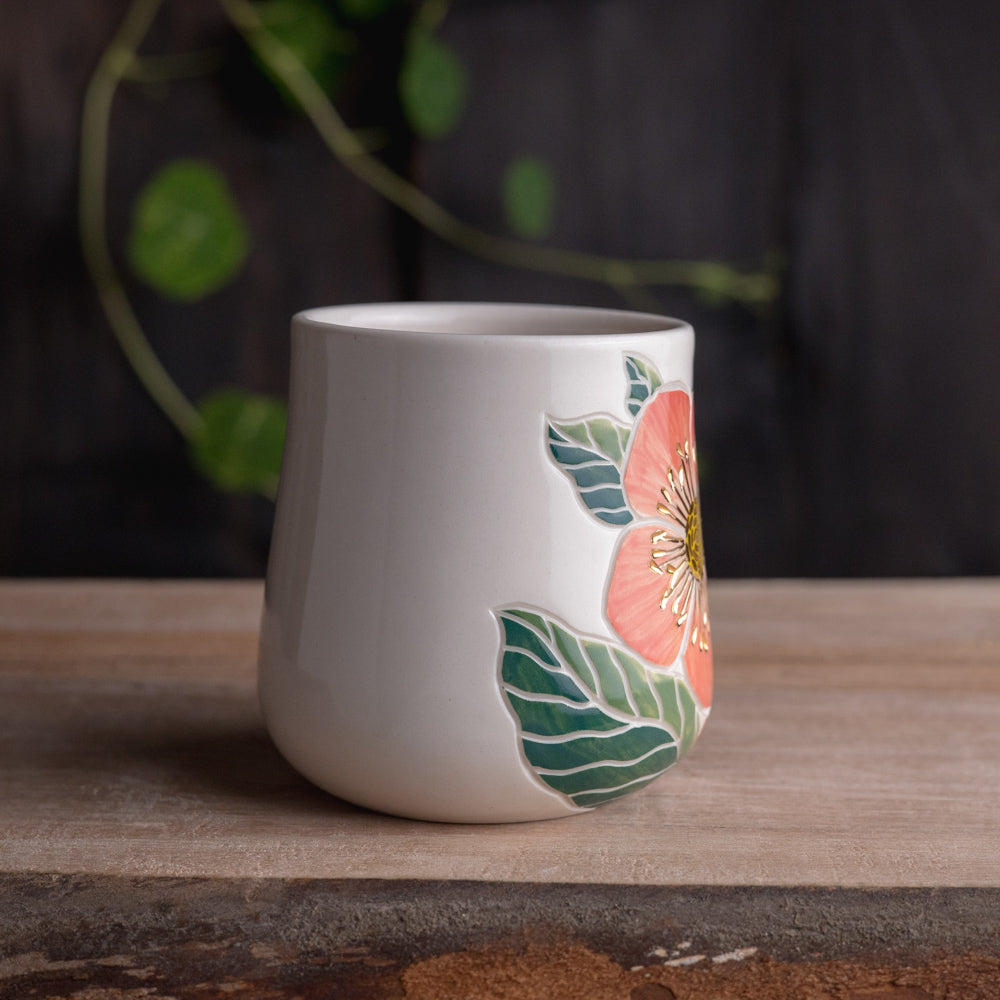 Pink Hellebore Tumbler