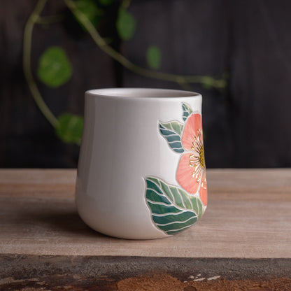 Pink Hellebore Tumbler