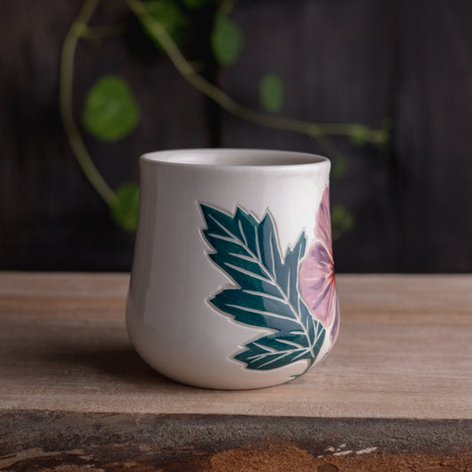 Purple Hibiscus Tumbler