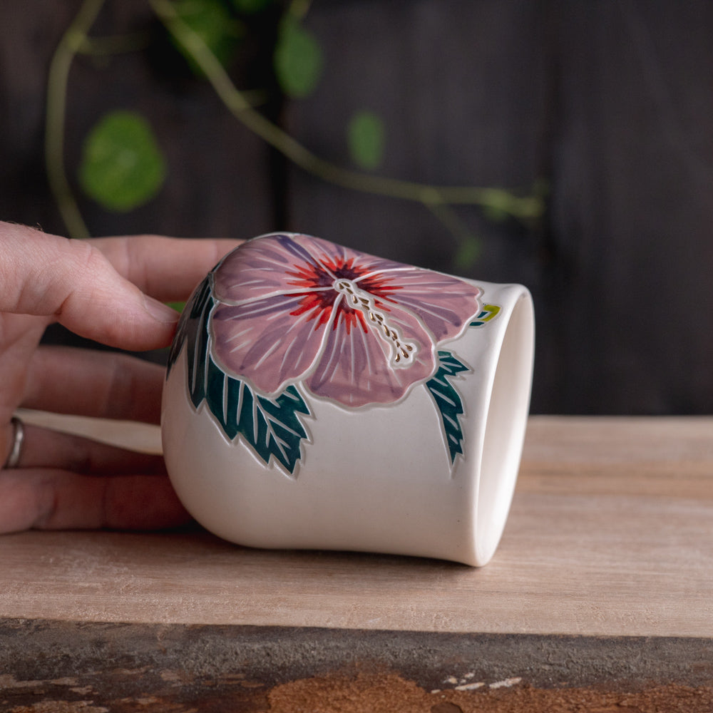 Purple Hibiscus Tumbler
