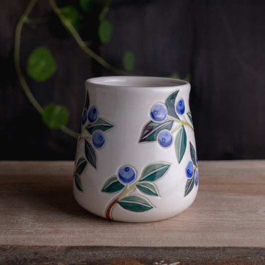 Blueberry Wrap-Around Mug #1 [18oz]