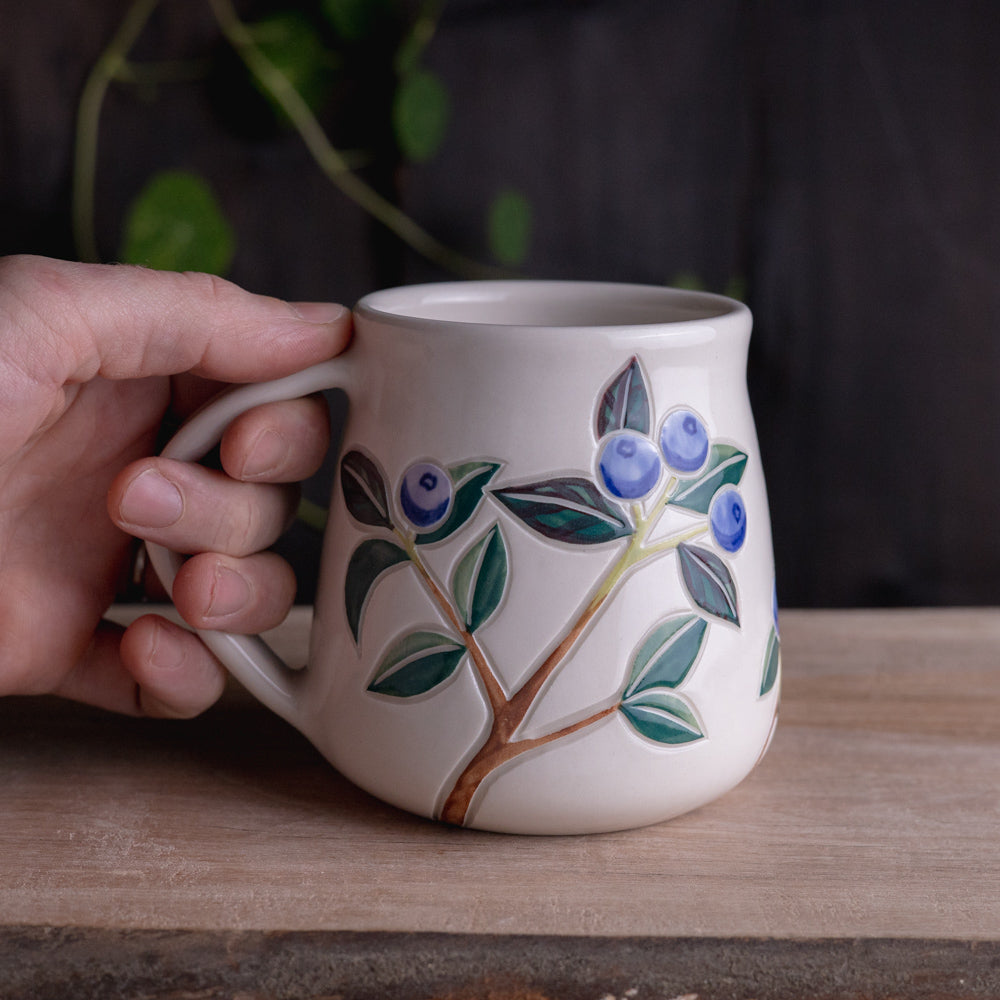 Blueberry Wrap-Around Mug #1 [18oz]