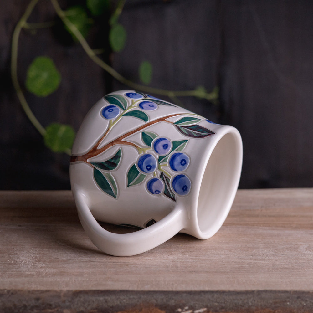 Blueberry Wrap-Around Mug #1 [18oz]