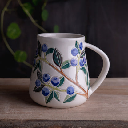 Blueberry Wrap-Around Mug #2 [18oz]