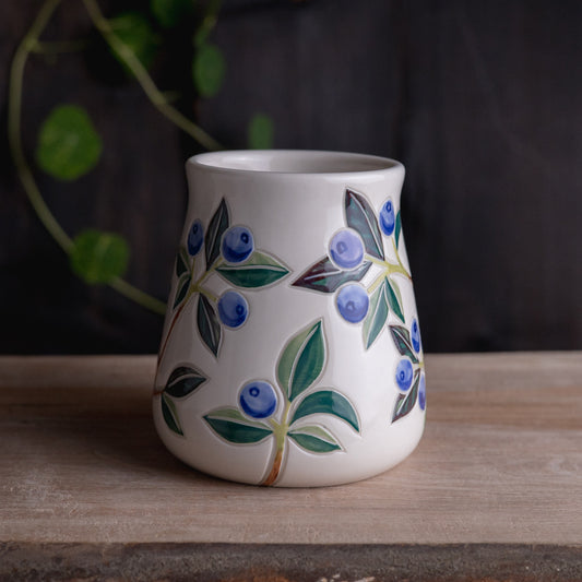 Blueberry Wrap-Around Mug #2 [18oz]