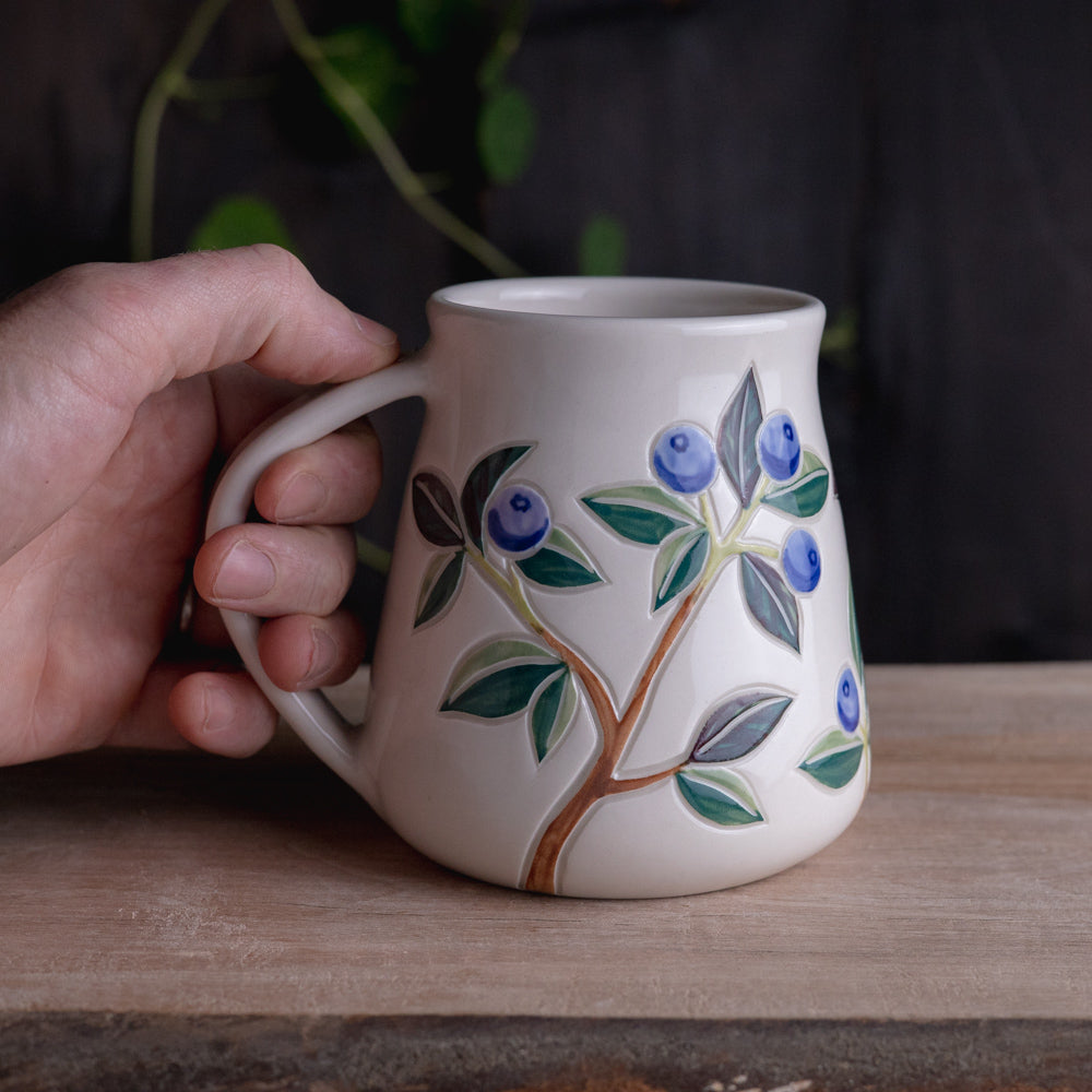 Blueberry Wrap-Around Mug #2 [18oz]