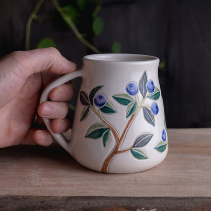 Blueberry Wrap-Around Mug #2 [18oz]