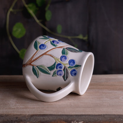 Blueberry Wrap-Around Mug #2 [18oz]
