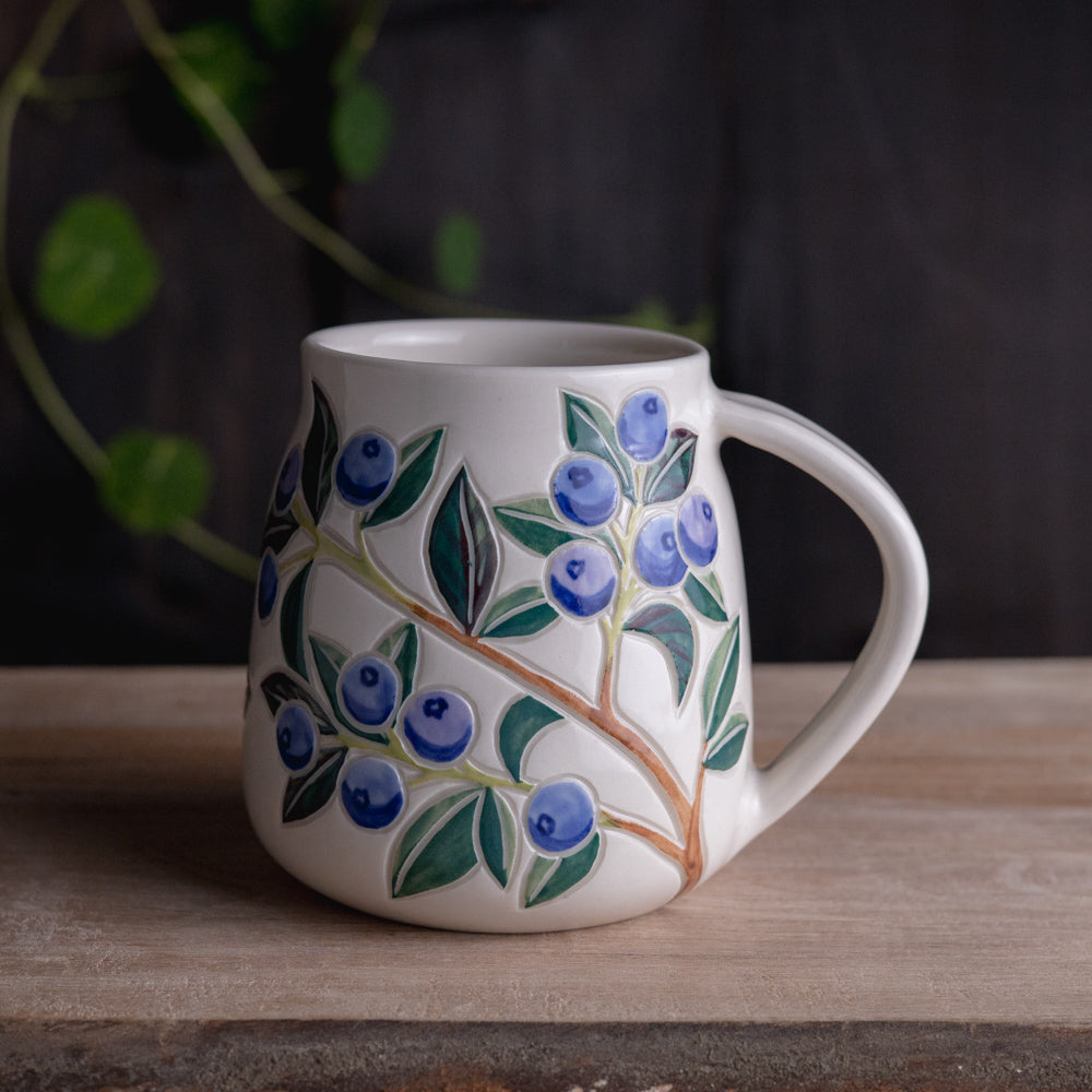 Blueberry Wrap-Around Mug #4 [17oz]