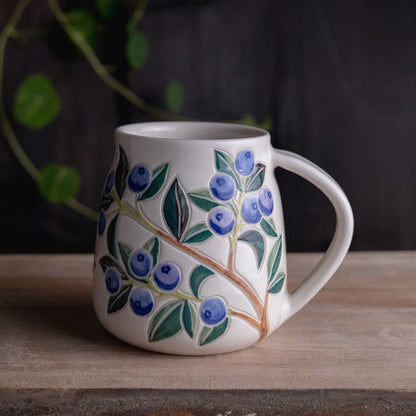 Blueberry Wrap-Around Mug #4 [17oz]