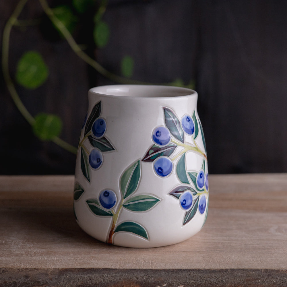 Blueberry Wrap-Around Mug #4 [17oz]