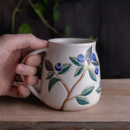 Blueberry Wrap-Around Mug #4 [17oz]