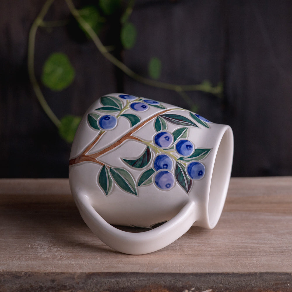 Blueberry Wrap-Around Mug #4 [17oz]